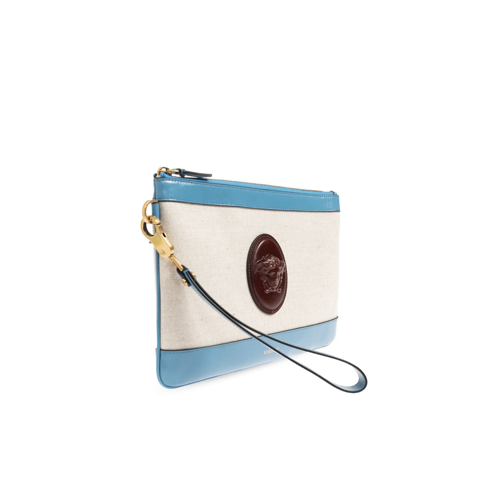 Versace VERSACE Riviere Blue Clutch Bag New & Authentic Size ONE SIZE - 3 Thumbnail