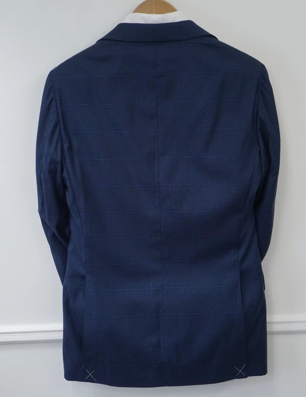 Suitsupply Men Suitsupply Blazer Carlo Barbera Lazio Spalla Blue US34 Size 34R - 2 Thumbnail