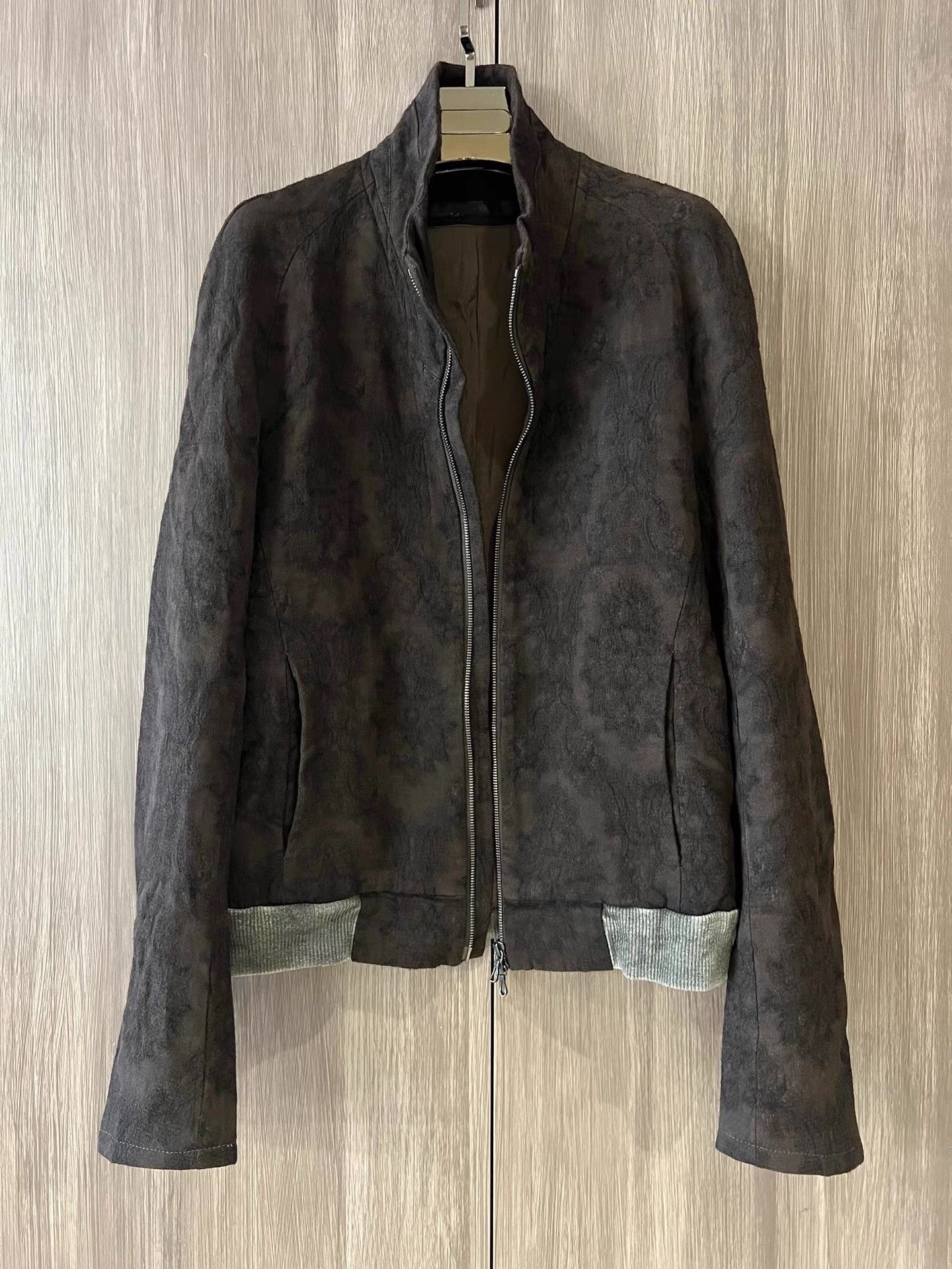 Julius Julius 7 Vintage Jacquard Stand Collar Coat K44 | Grailed