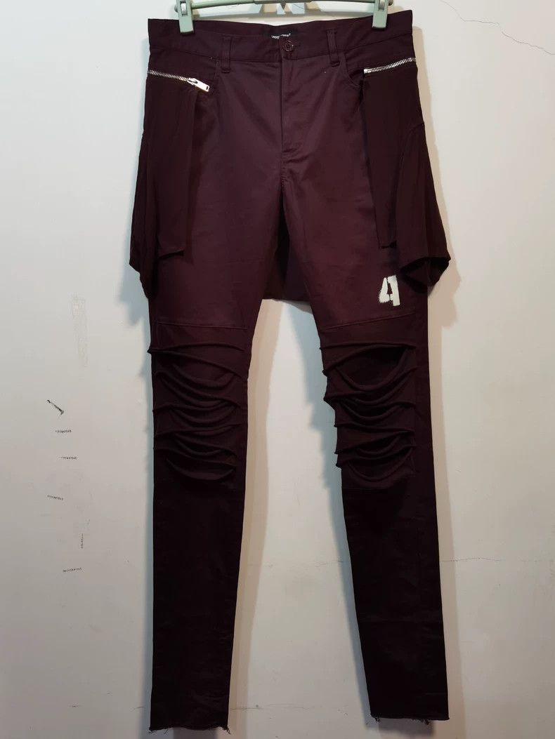Undercover UNDERCOVER size 4 19 SS Trousers Destruct Mummy Silk Shirt Size US 30 / EU 46 - 1 Thumbnail