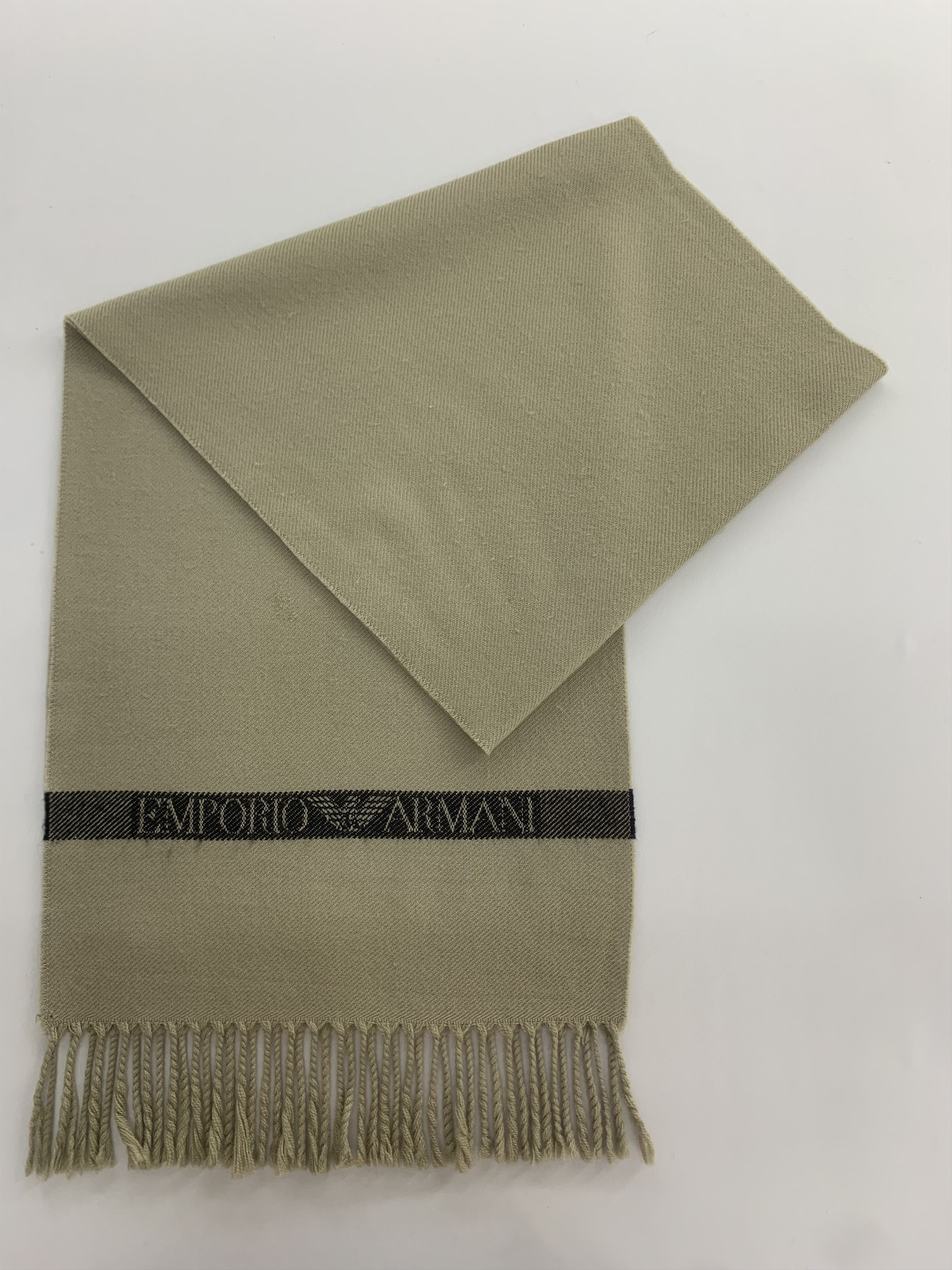 Emporio Armani Emporio Armani Scarf Wool Muffler Neck Wrap BL3189 Size ONE SIZE - 2 Thumbnail