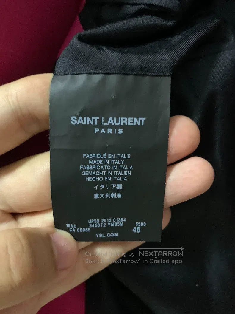 Saint Laurent Paris Saint Laurent Paris blazer Size US S / EU 44-46 / 1 - 4 Thumbnail