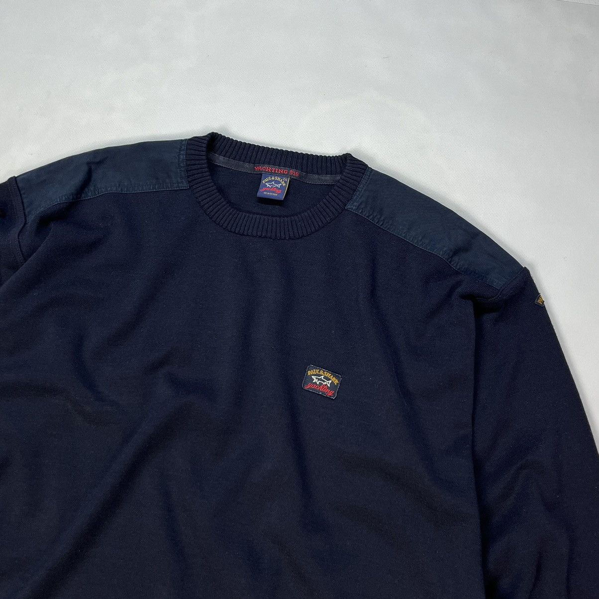Paul & Shark Paul&Shark Yachting Sweater Acrylic Merino wool Crew Neck Size US XL / EU 56 / 4 - 2 Thumbnail