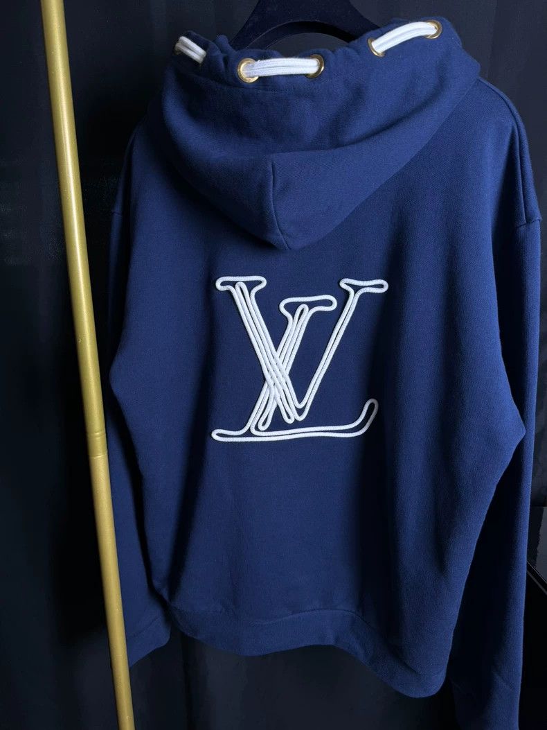 Louis Vuitton LOUIS VUITTON 24ss Men's Nautical Embroidered Cotton Knit H Size US L / EU 52-54 / 3 - 6 Thumbnail