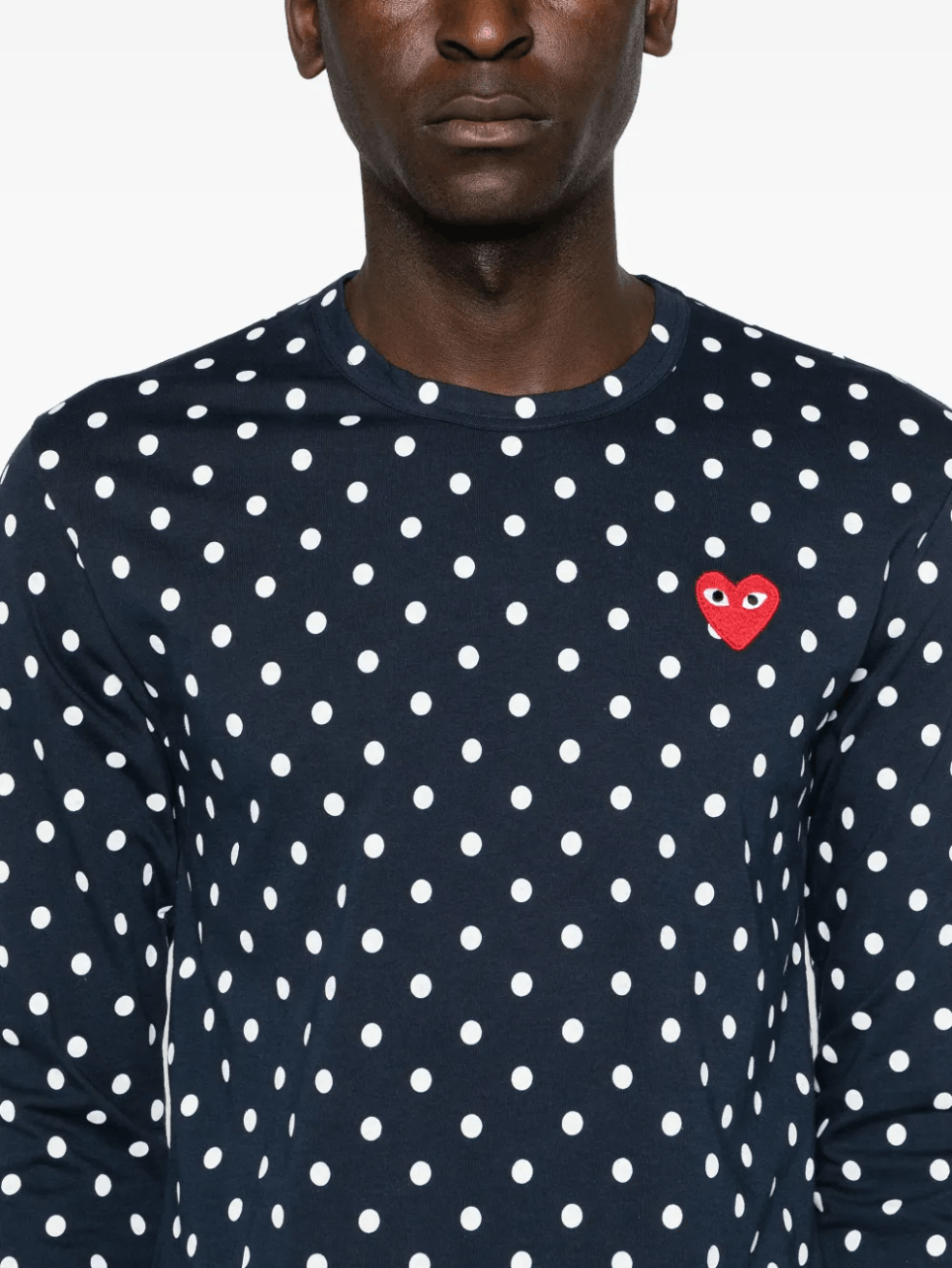 Comme des Garcons Comme DES Garcons PLAY Polka Dots Long Sleeve Shirt Size US XL / EU 56 / 4 - 7 Thumbnail