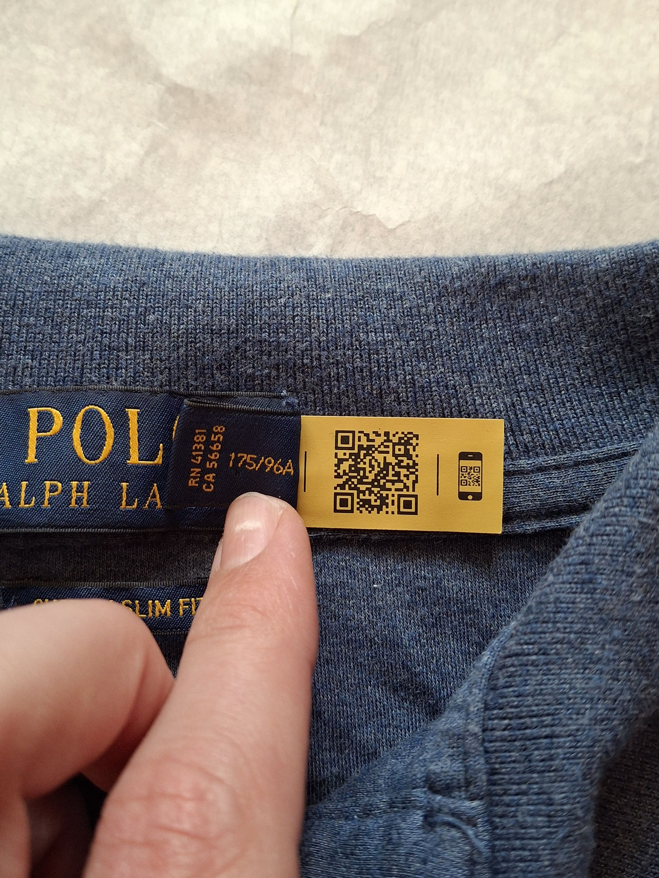 Polo Ralph Lauren × Vintage Polo Ralph Lauren Navy Polo Long Sleeve Solid Shirt Size US M / EU 48-50 / 2 - 3 Thumbnail