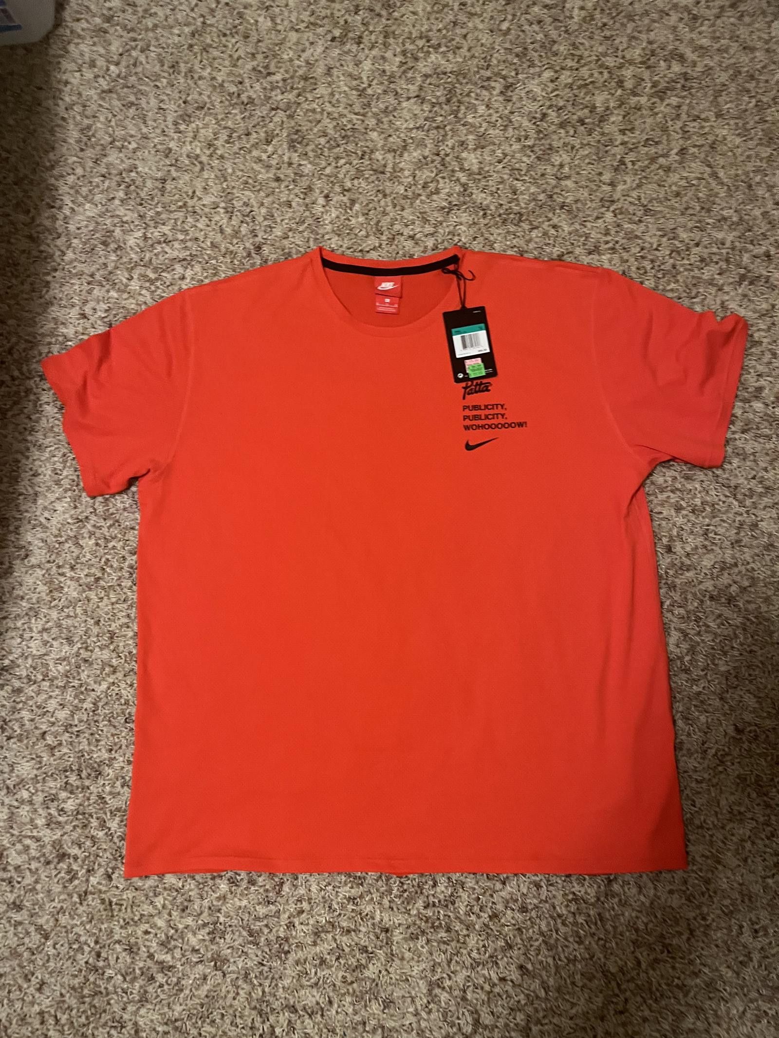 image of Nike Nsw Patta Tee Habanero Red in Orange, Men's (Size XL)