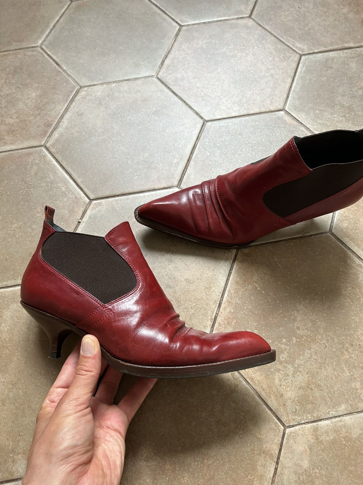 Miu Miu Miu Miu y2k Vintage Heels leather Size US 7 / IT 37 - 1 Thumbnail