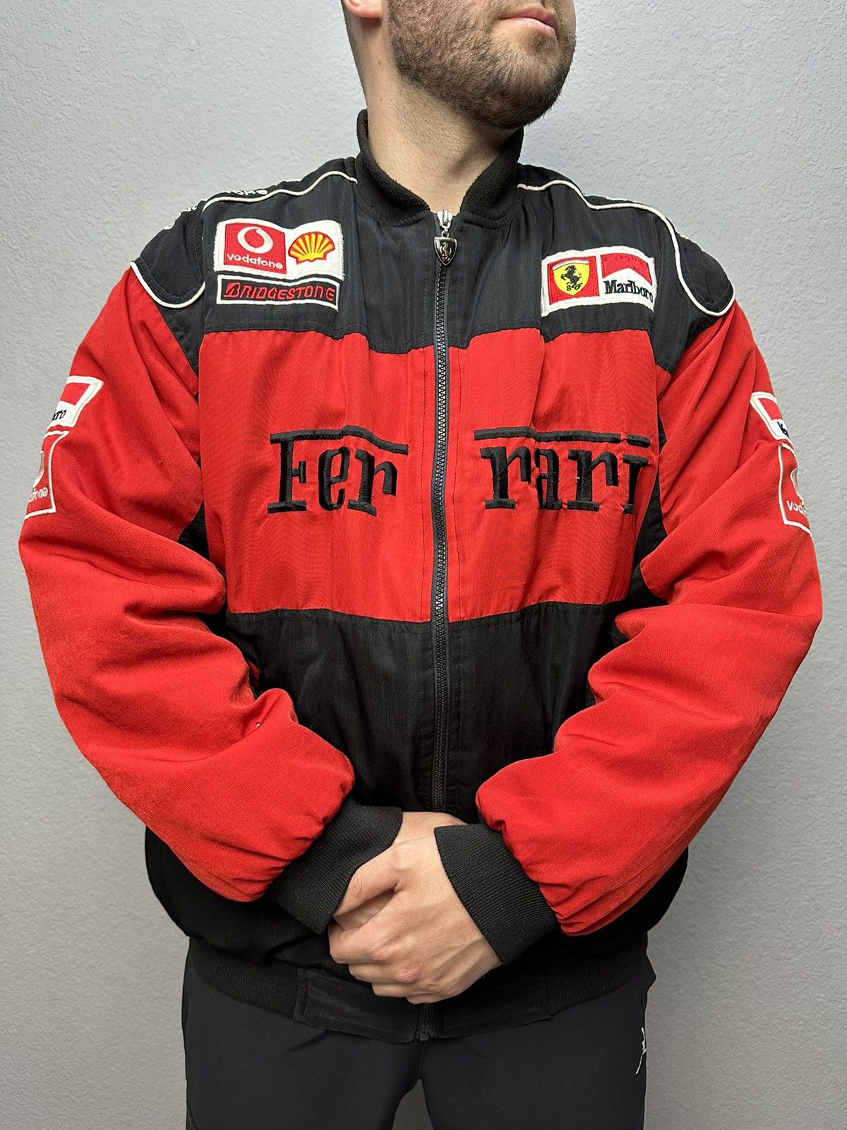 Ferrari × Formula 1 × Vintage Vintage Ferrari Marlboro Jacket Schumacher Embroidered Logo Size US L / EU 52-54 / 3 - 10 Thumbnail