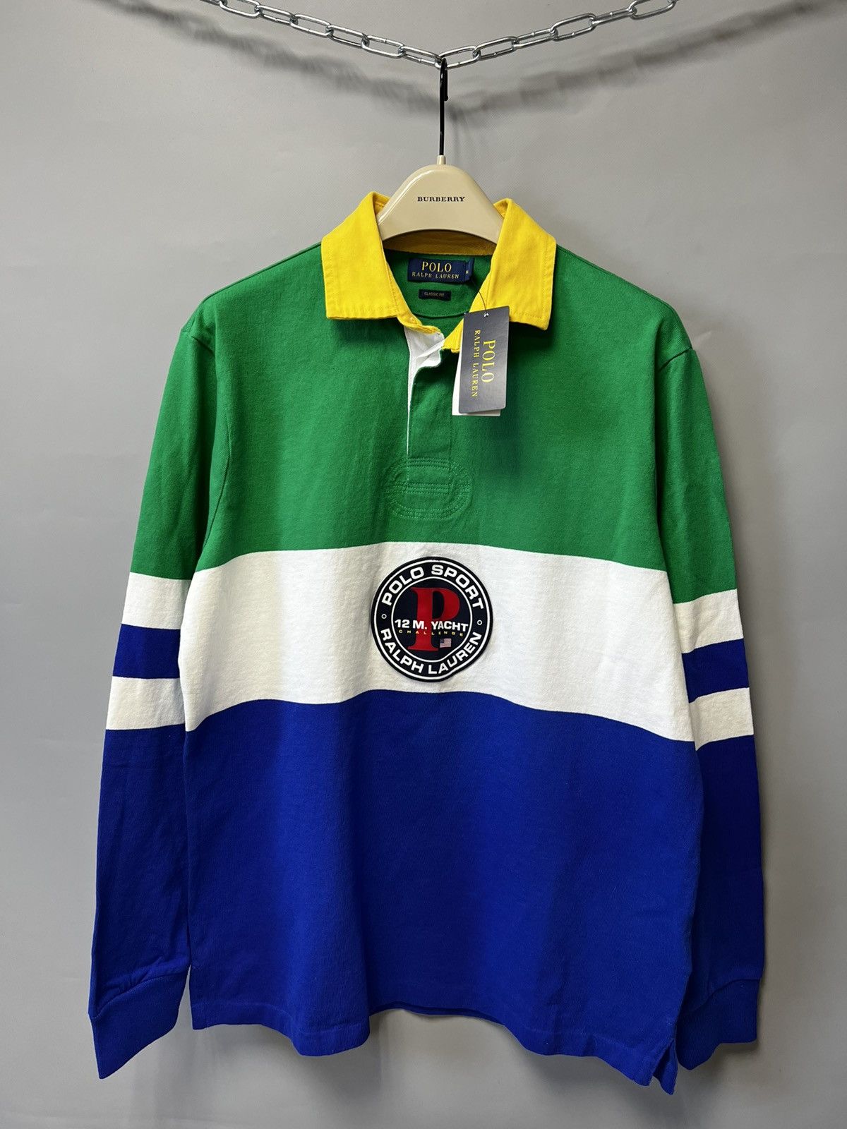 Polo Ralph Lauren × Ralph Lauren Polo Ralph Lauren Sailing 12M Yacht Rugby Polo Shirt Men’s Size US M / EU 48-50 / 2 - 1 Thumbnail