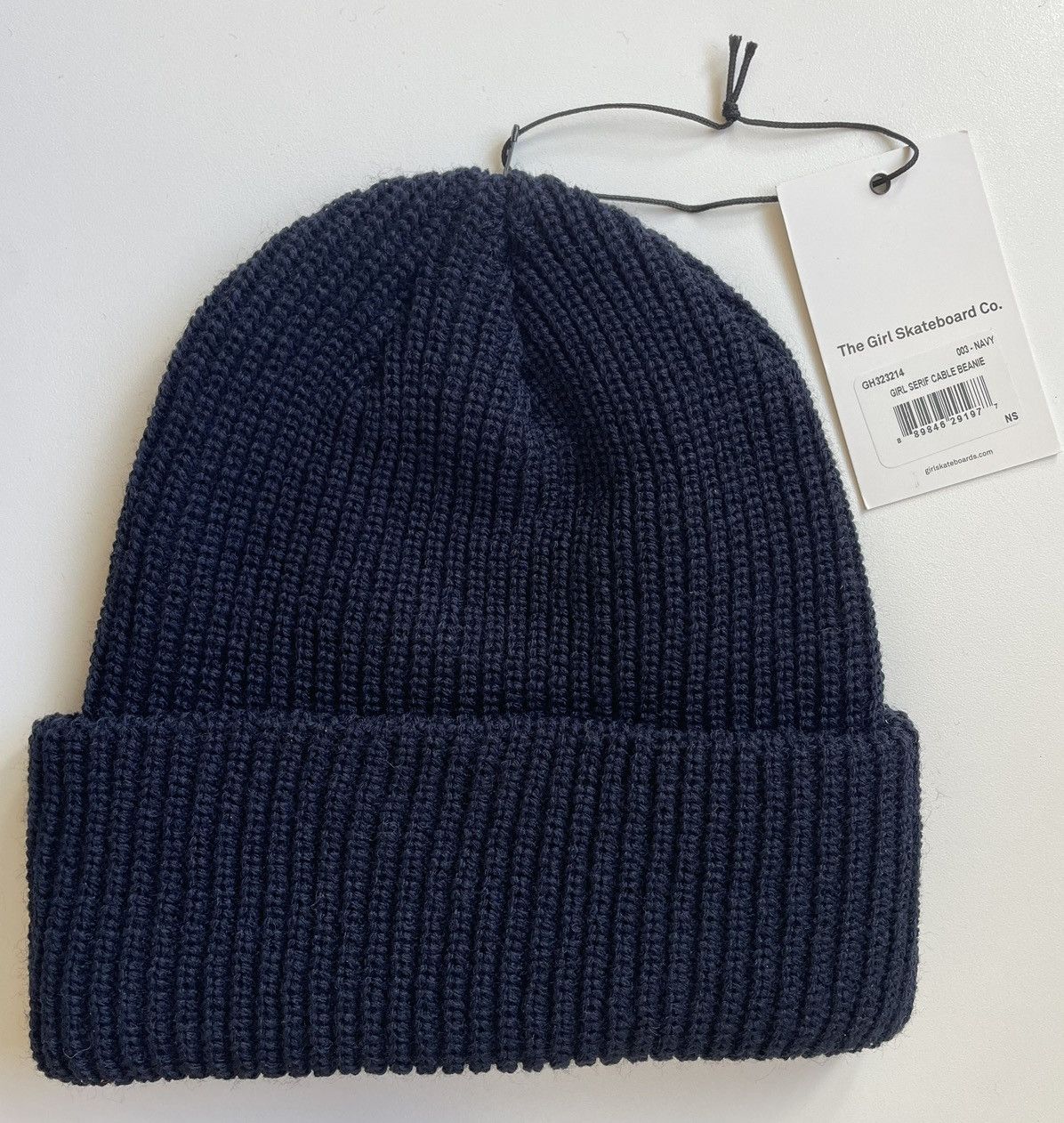 Girl Skateboards Girl Skateboard Cable Beanie Size ONE SIZE - 2 Thumbnail