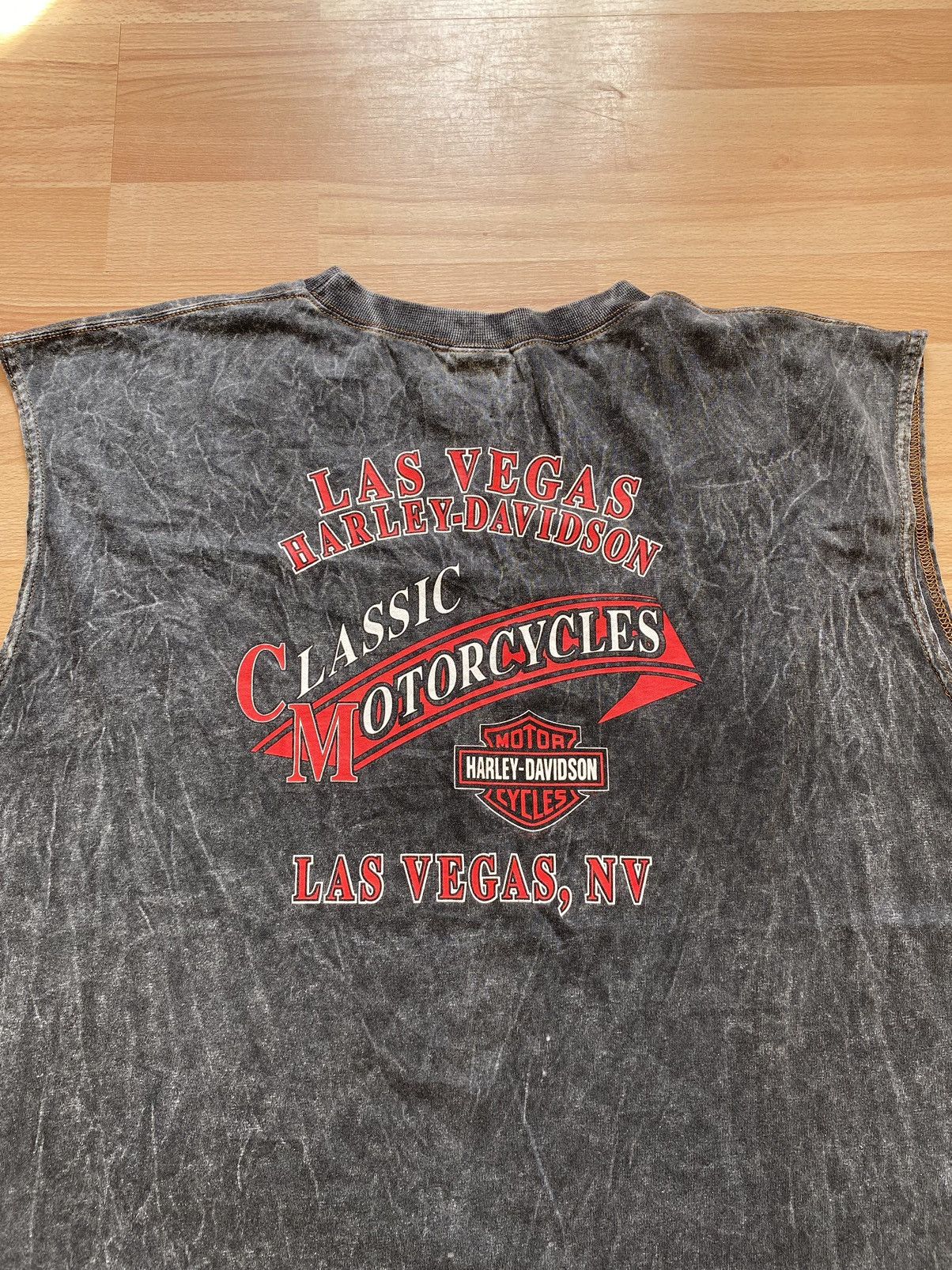 Harley Davidson Vintage Harley Davidson Sleeveless Shirt Sz XL Cut Off 90s Size US XL / EU 56 / 4 - 8 Thumbnail