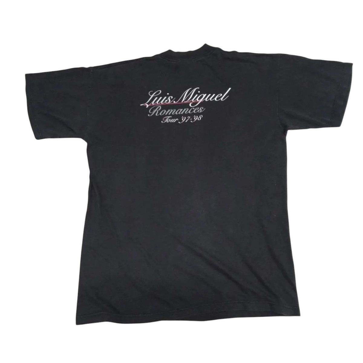 Vintage Vintage 90s Luis Miguel Romances Tour T Shirt Size US L / EU 52-54 / 3 - 2 Thumbnail