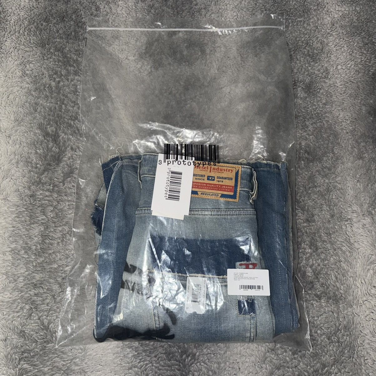 Diesel DIESEL INDUSTRY X PROTOTYPES NEW JEANS PANT Size US 31 - 9 Thumbnail