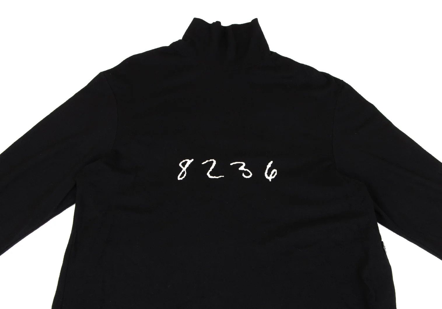 Yohji Yamamoto Yohji Yamamoto Number Embroidered High Neck Long Tee Size US L / EU 52-54 / 3 - 2 Thumbnail