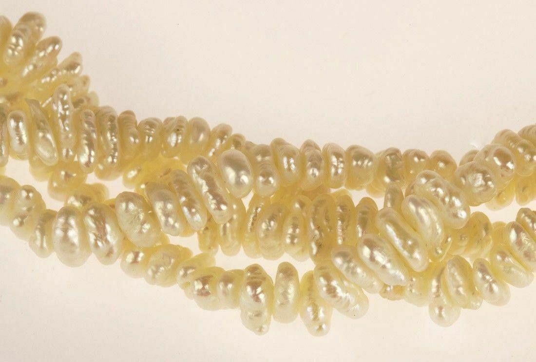 Designer 14 kt Gold Freshwater Pearl Bead Gemstone Torsade Necklace Size ONE SIZE - 4 Thumbnail