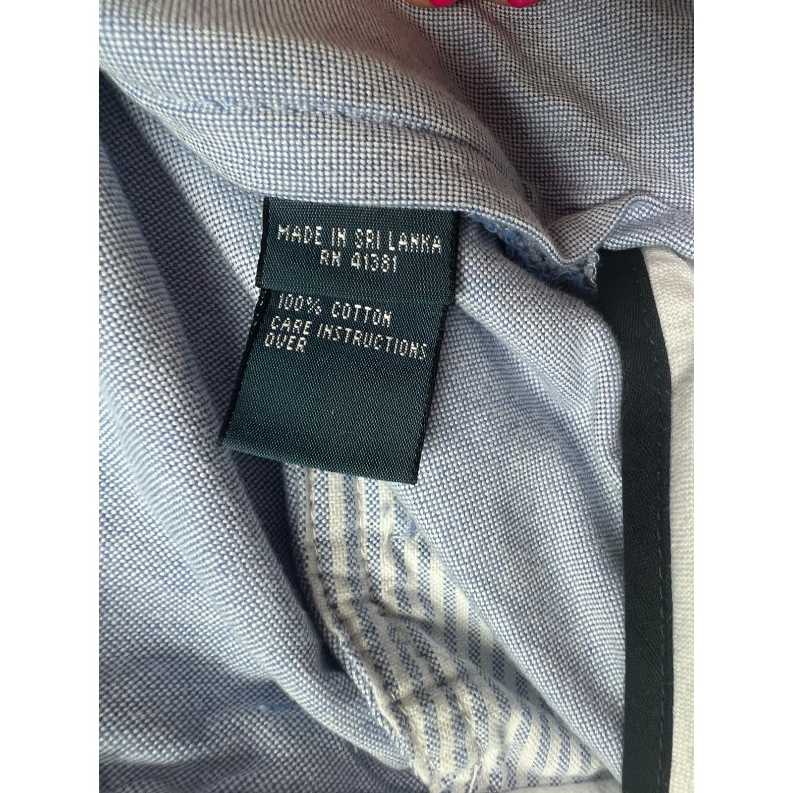 Ralph Lauren Polo by Ralph Lauren New York Light Blue Oxford Shorts Size US 38 / EU 54 - 10 Thumbnail
