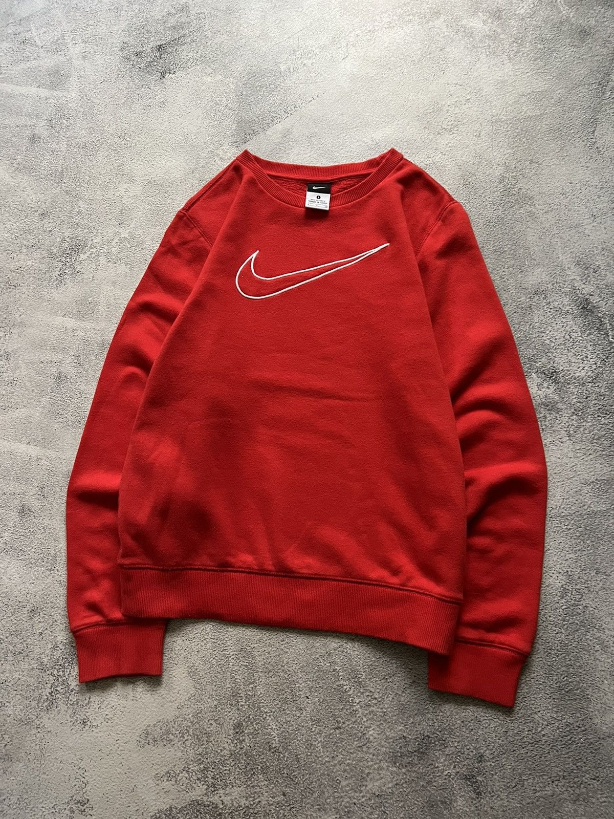 Vintage Y2k Nike ❤️ Big Swoosh Sweatshirt 00’s