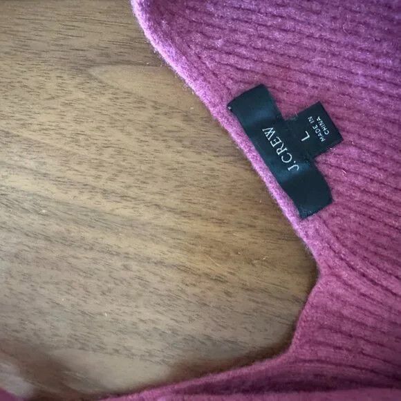 J.Crew Pink Cashmere J.Crew Crop Top Size L / US 10 / IT 46 - 2 Thumbnail