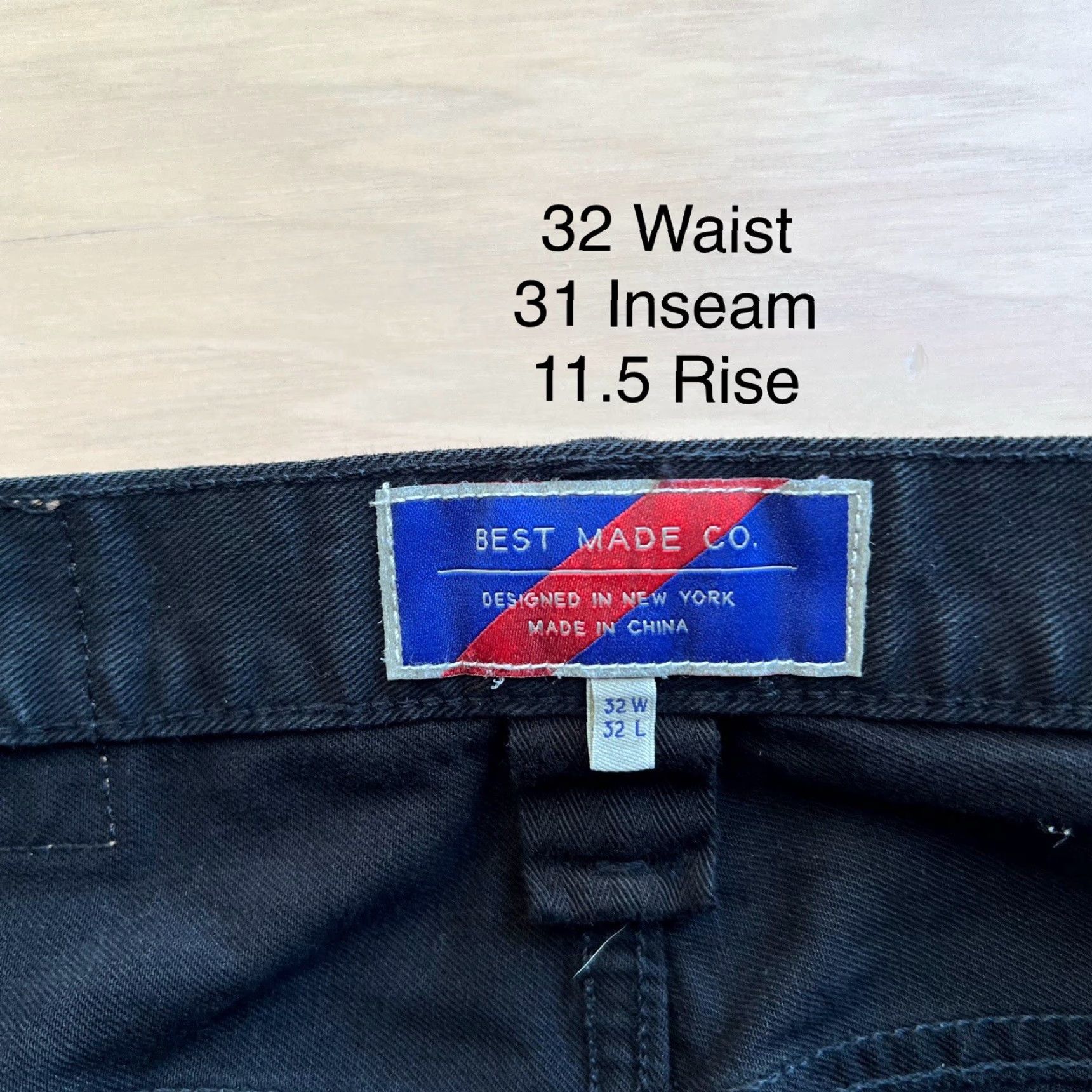 CO Best Made CO Pants 32 Black Khakis Slim Straight Casual Workwear Men Size 32 Regular Adult Size US 32 / EU 48 - 5 Thumbnail