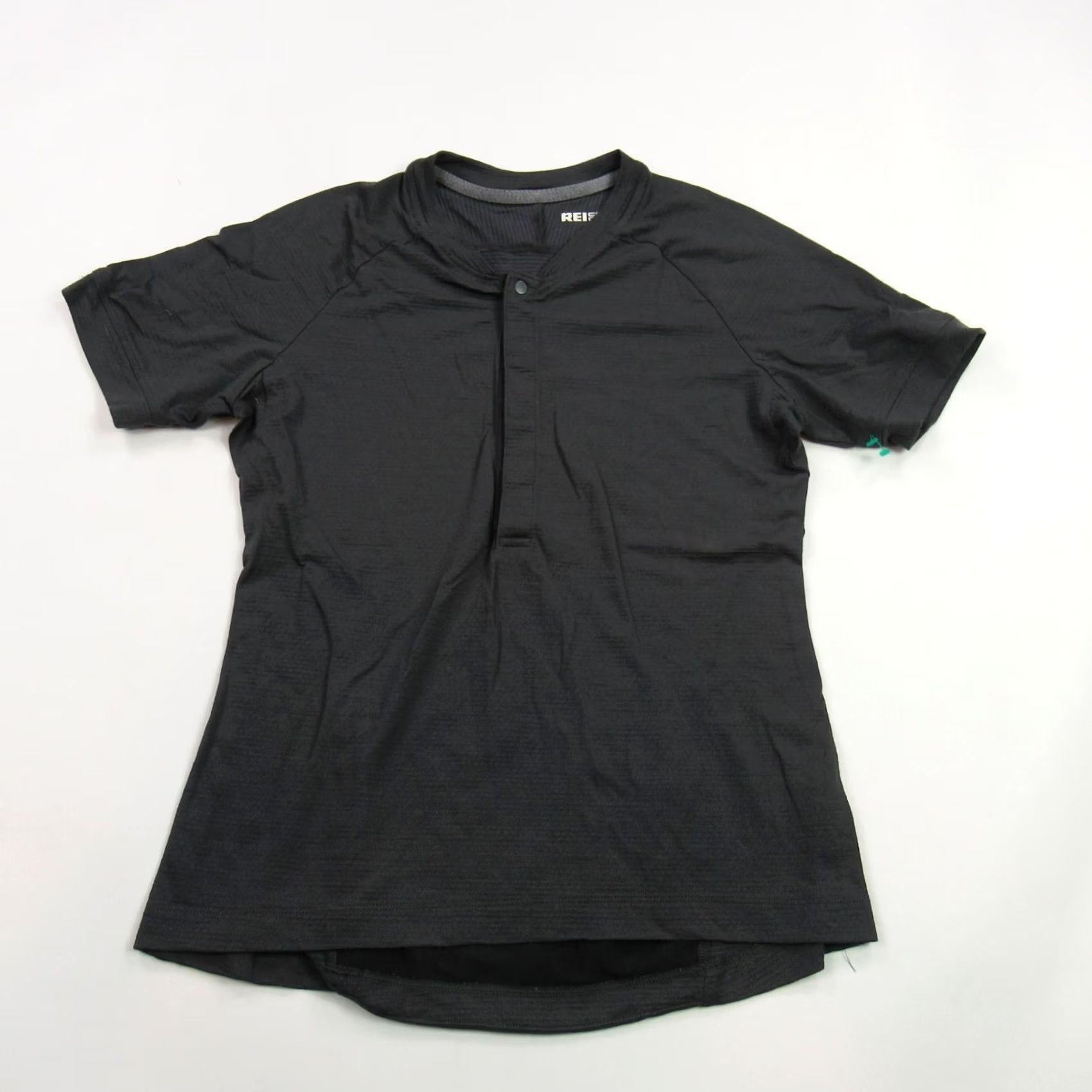 Vintage REI Shirt Womens Small Gray Short Sleeve 1/4 Button Pullover Stretch Casual Shirt Size S / US 4 / IT 40 - 2 Thumbnail