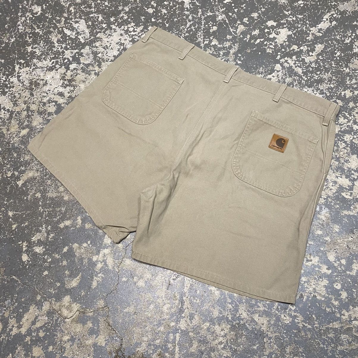 Carhartt × Vintage Vintage Carhartt B30DWD Tan Shorts Jorts B30 DWD Size US 44 / EU 60 - 2 Thumbnail