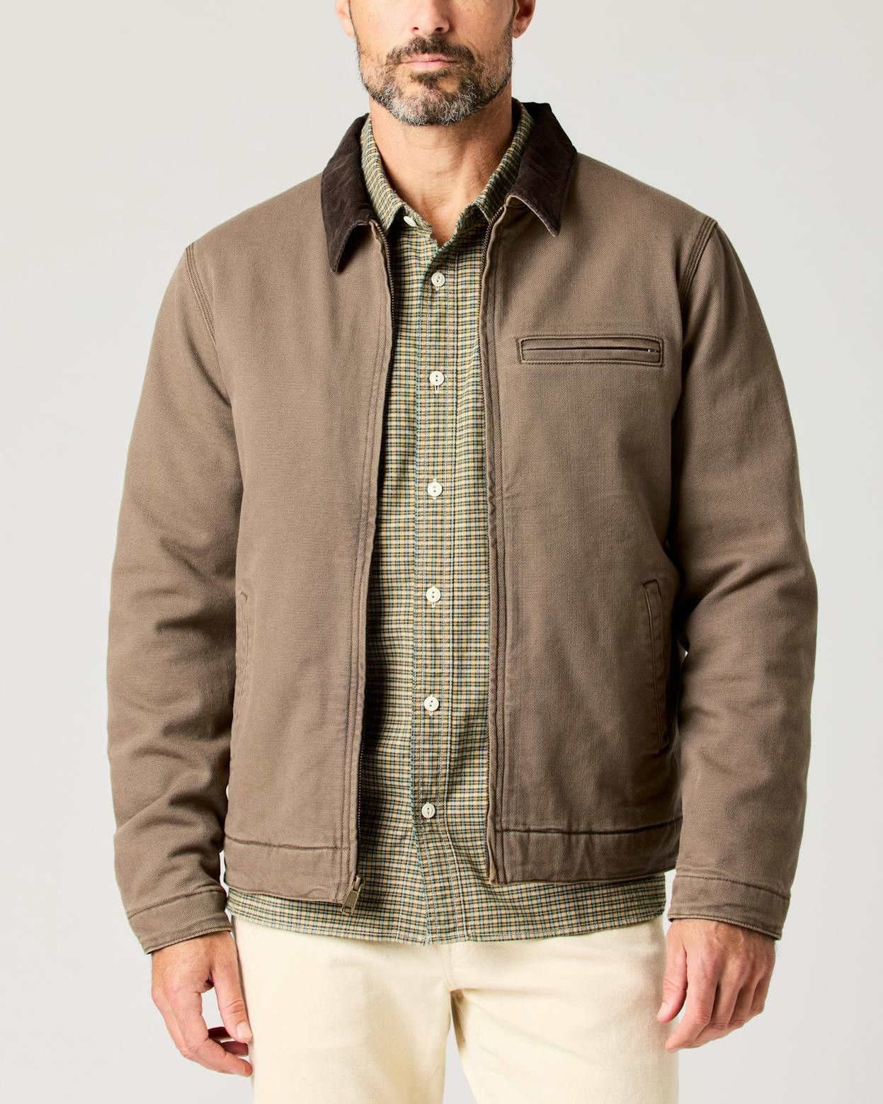 Flint And Tinder Flint and Tinder Mason Canvas Work Jacket Washed Earth L Size US L / EU 52-54 / 3 - 12 Thumbnail