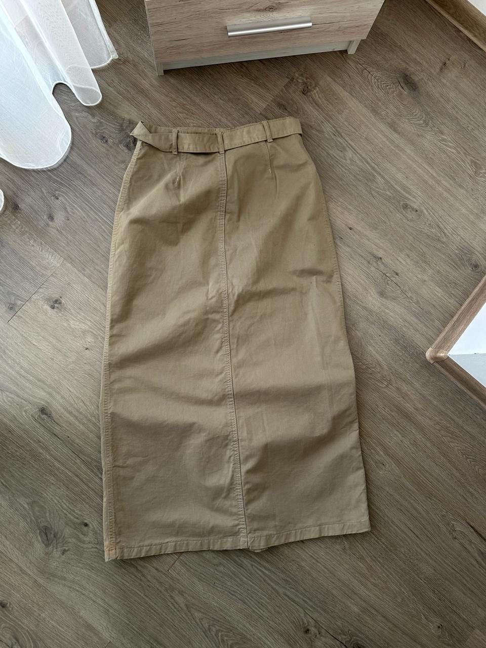 Japanese Brand × Vintage Vintage Bruna Beige Below The Knee Button Skirt Size 30" / US 8 / IT 44 - 13 Thumbnail