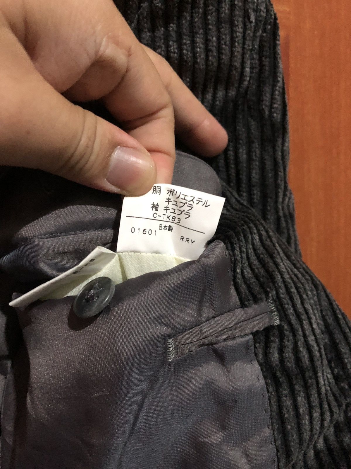 Burberry Burberrys Vintage Made in Japan Corduroy Blazer Size 38R - 6 Thumbnail