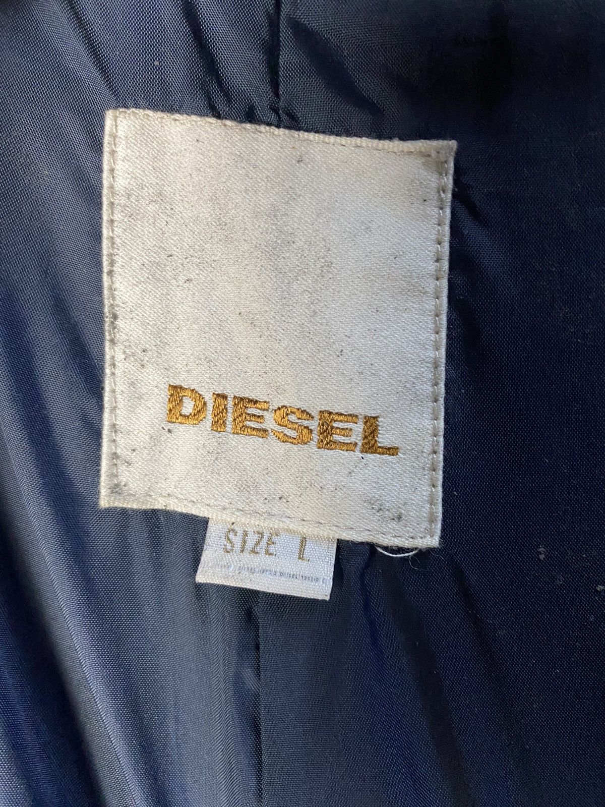 Diesel Vintage Diesel Nylon Zipper Jacket Size US L / EU 52-54 / 3 - 9 Thumbnail