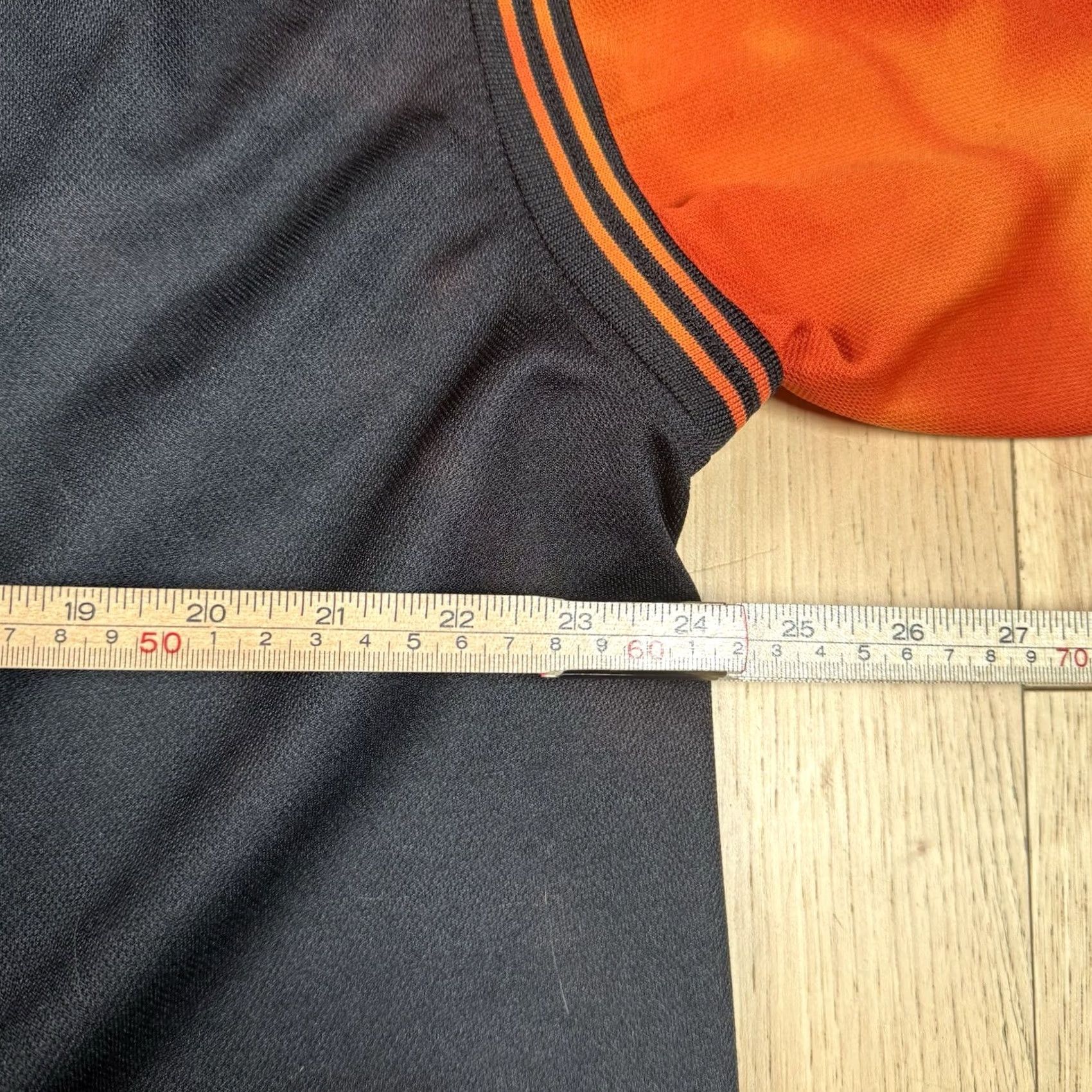 Vintage VINTAGE Boss Shirt XL Mens Black Orange Hip Hop 90s Baggy Jersey Baseball Jersey Size US XL / EU 56 / 4 - 5 Thumbnail