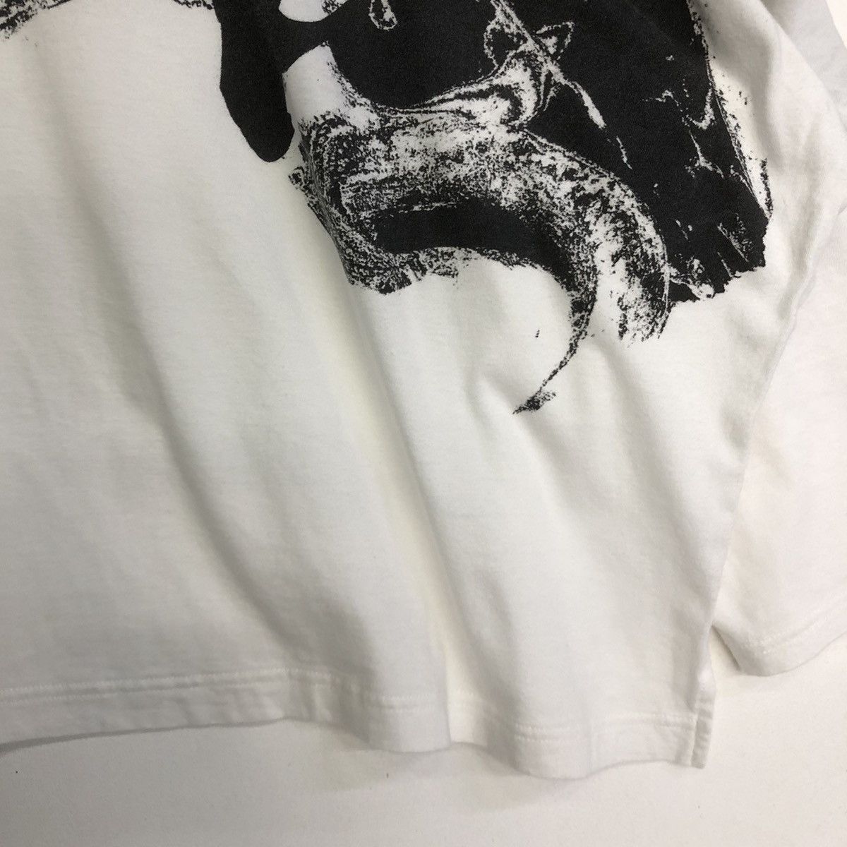 Yohji Yamamoto B Yohji Yamamoto "BEAST" DOLMAN DOUBLE LAYERED SLEEVE TEE Size US L / EU 52-54 / 3 - 7 Thumbnail