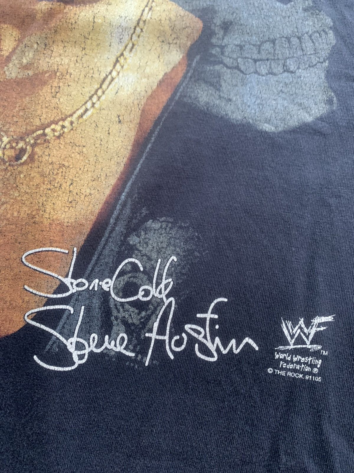 WWF Vintage WWE Stone Cold Size US XL / EU 56 / 4 - 5 Thumbnail