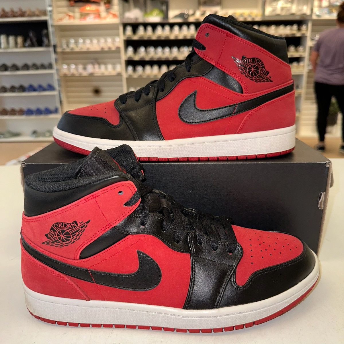 Air jordan 1 mid 554724 610 outlet