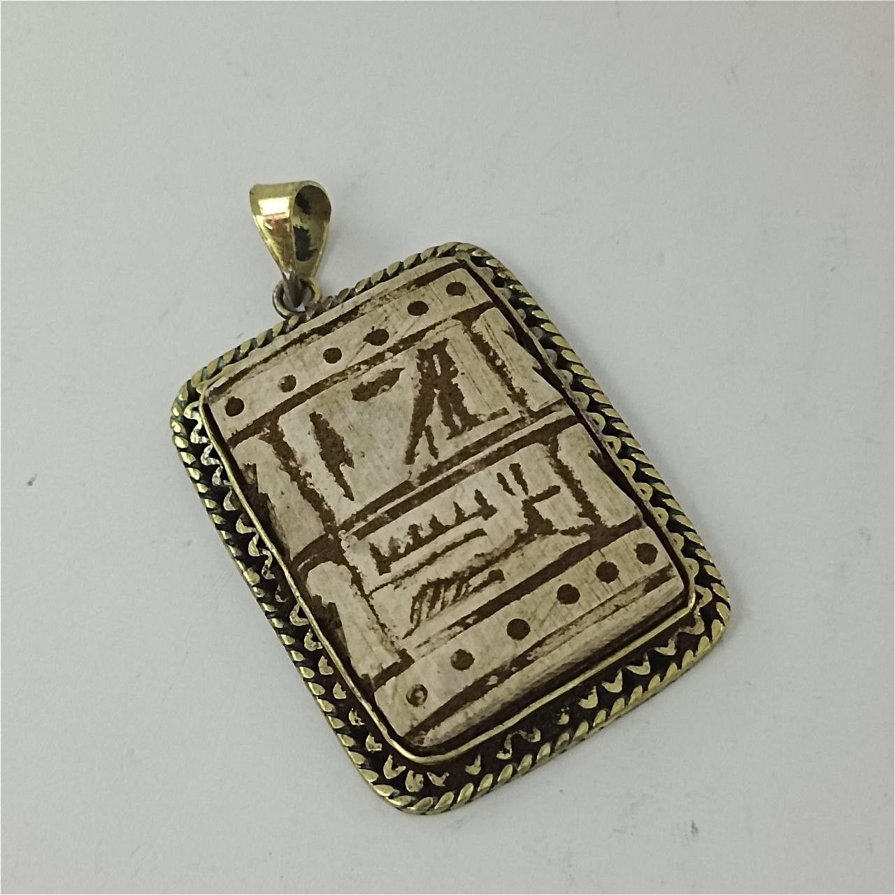 Other Egyptian pendant with hieroglyphs antique pharaonic style Size ONE SIZE - 5 Thumbnail