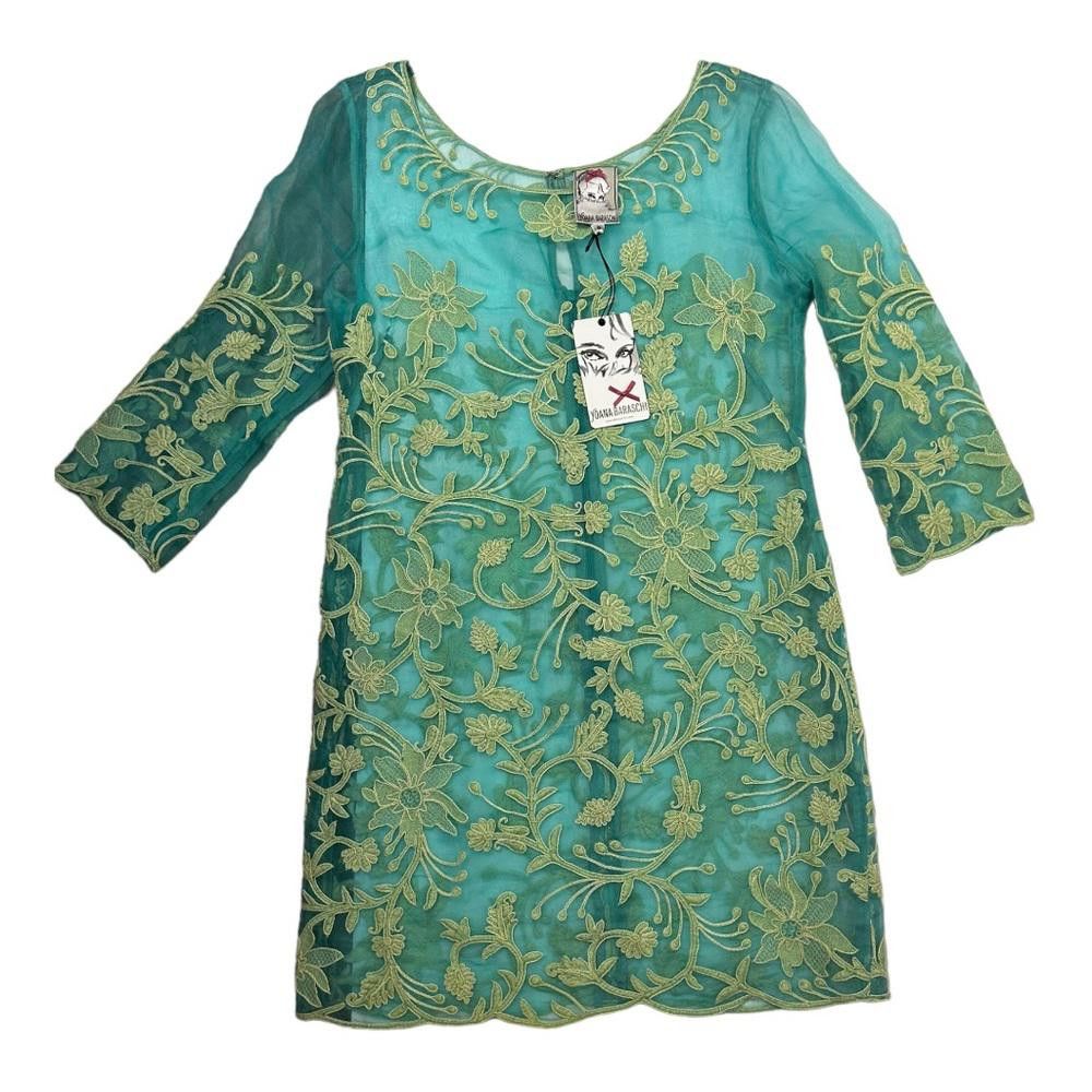 Designer Yoana Baraschi l NWT Magic Vine Ombré Tunic Dress Size 8 Size M / US 6-8 / IT 42-44 - 2 Thumbnail