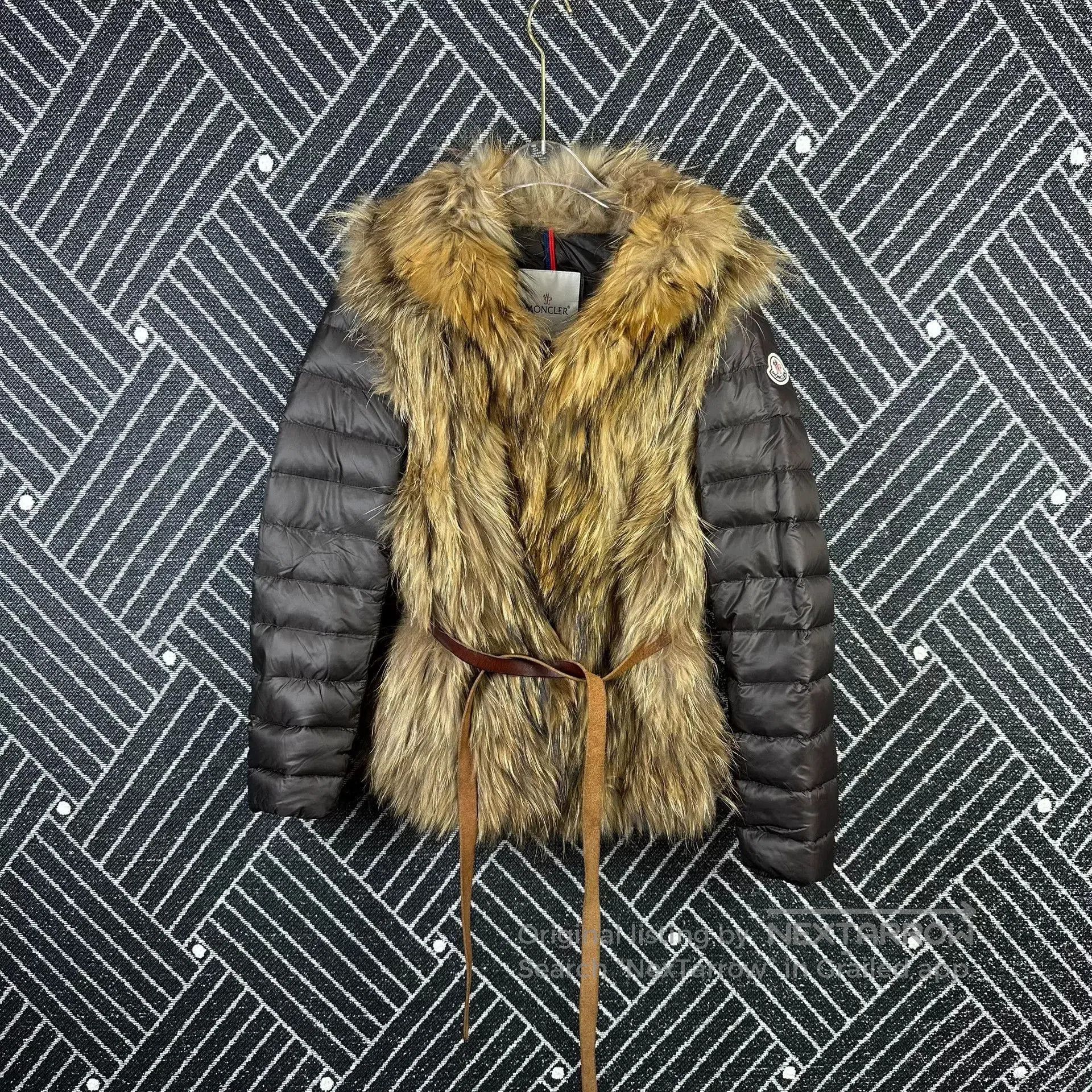 Moncler Moncler Raccoon Fur Trim Down Jacket. Size M / US 6-8 / IT 42-44 - 1 Thumbnail