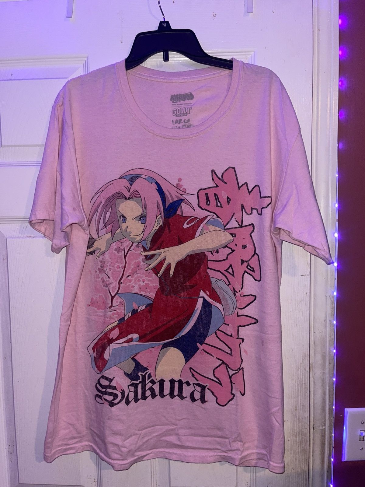 GOAT Crew Goat Crew X Naruto Sakura T-Shirt Men’s Lg New Size US L / EU 52-54 / 3 - 1 Thumbnail