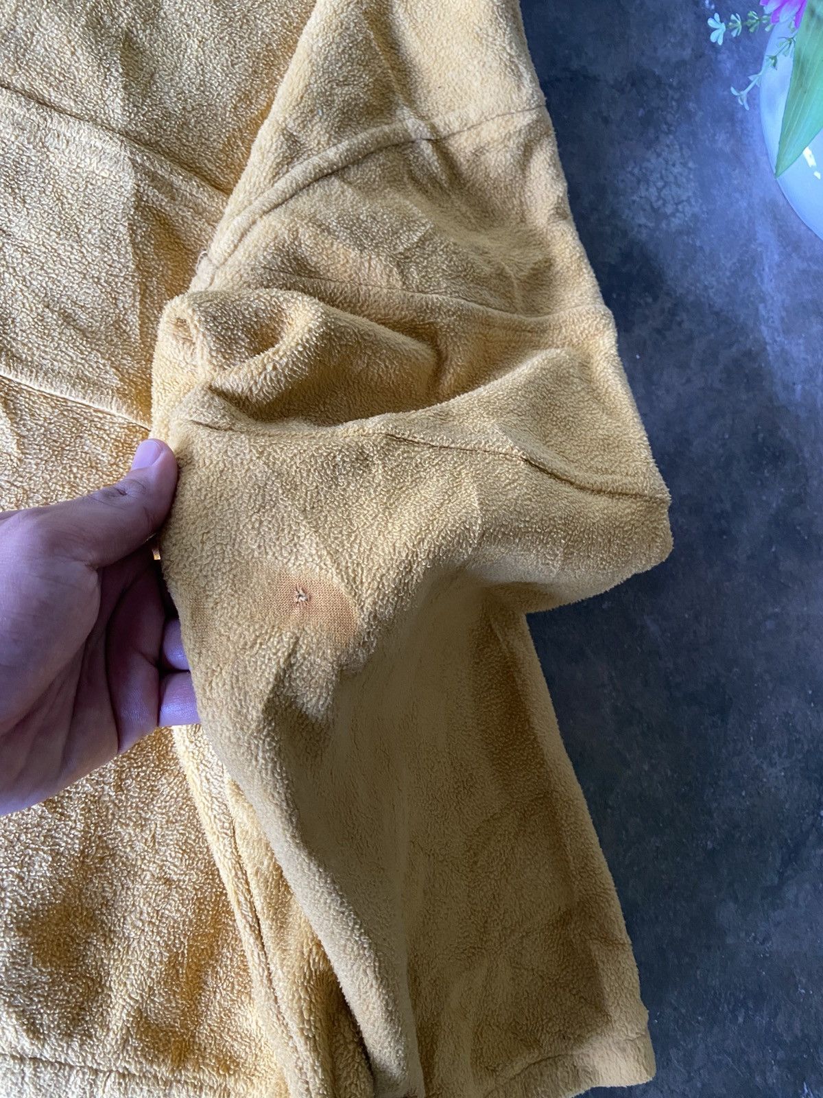 Polo Ralph Lauren VTG Mustard Polo Ralph Lauren Fleece Polartec faded Z4 Size US XL / EU 56 / 4 - 18 Thumbnail