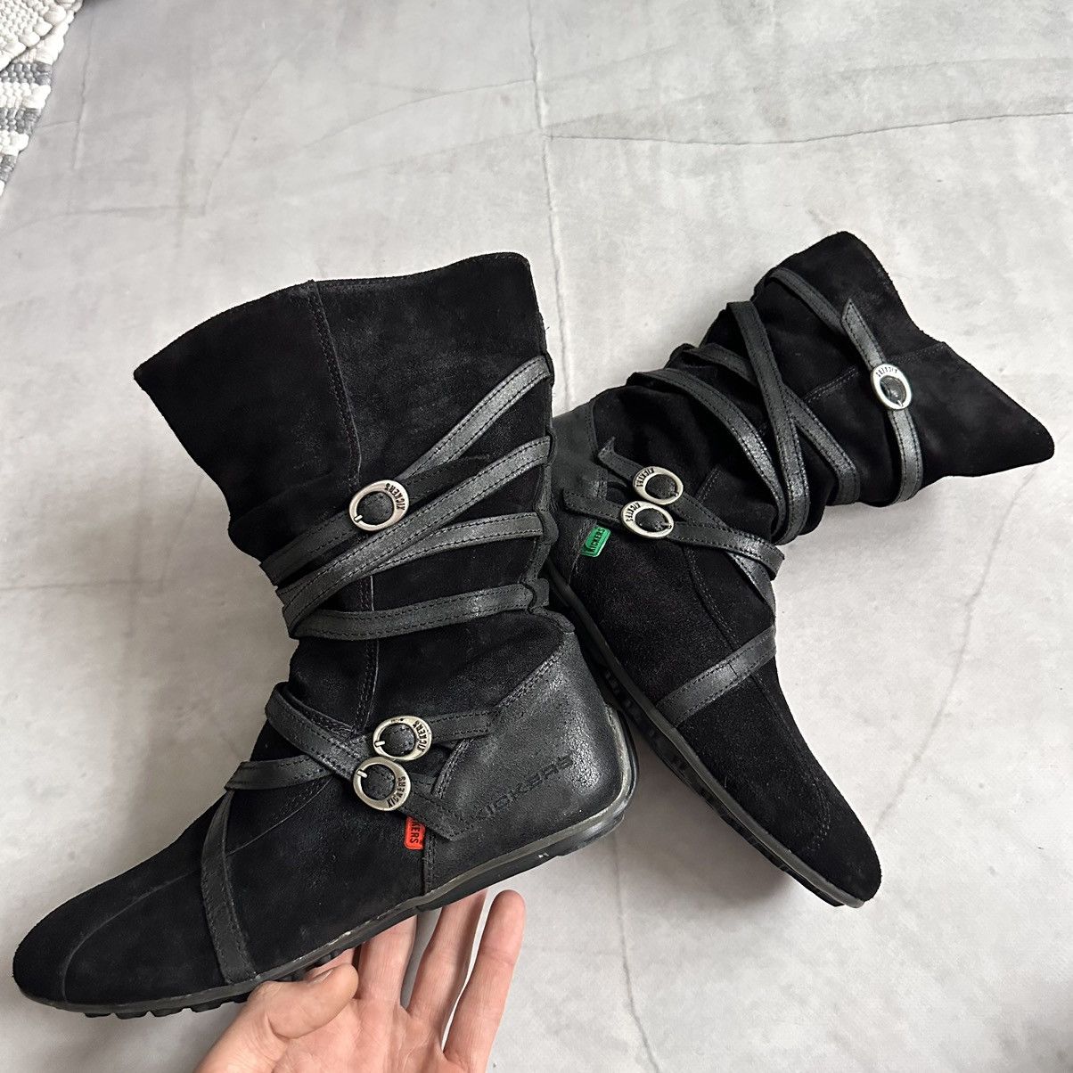 Dirk Bikkembergs Crazy Wrap Straps Boxing Biker Boots As 98 Rick Owens Vibe Size US 8 / IT 38 - 9 Thumbnail