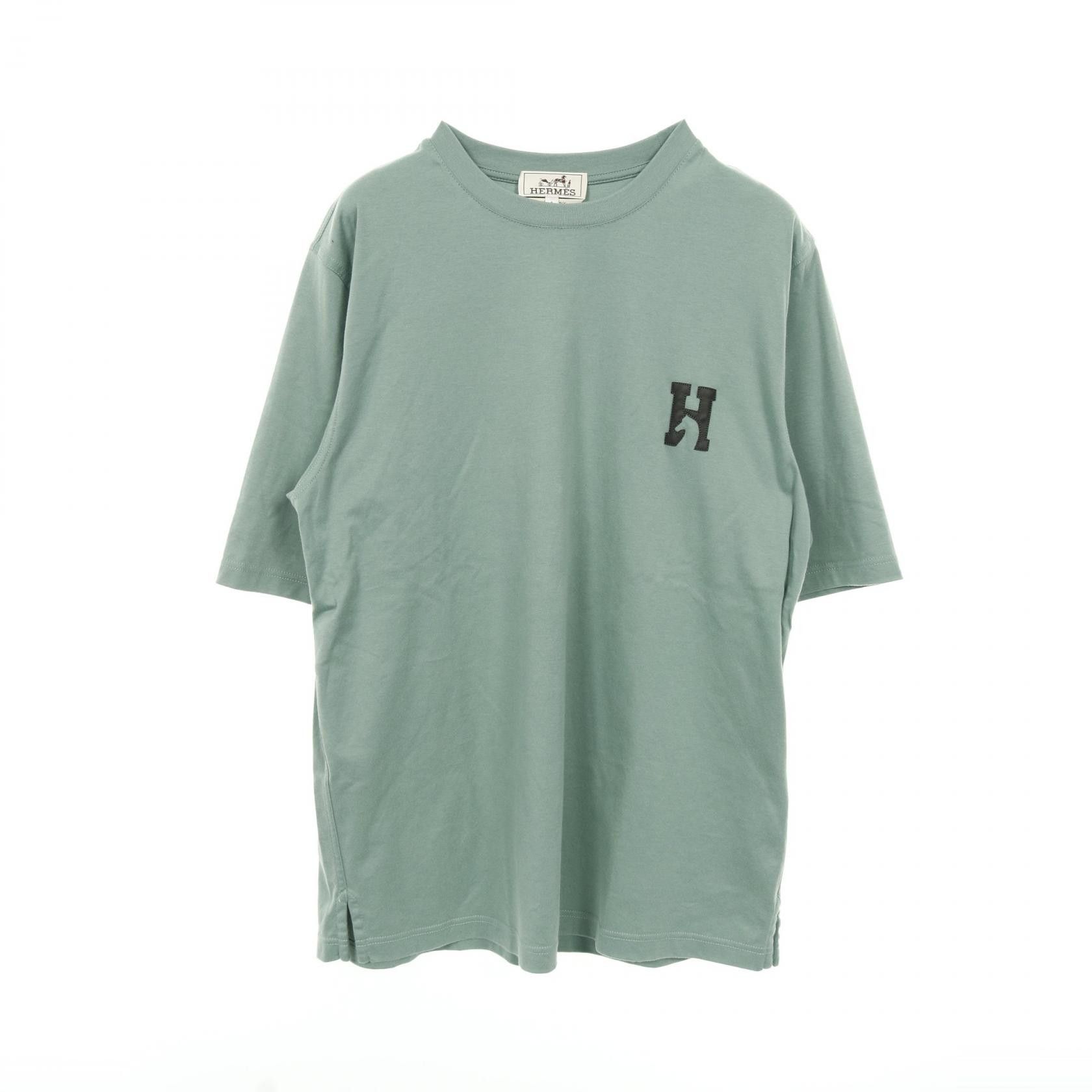 Hermes Hermes Ashval Mini Leather Patch Cotton Top Cotton Tops DUTY FREE for USA