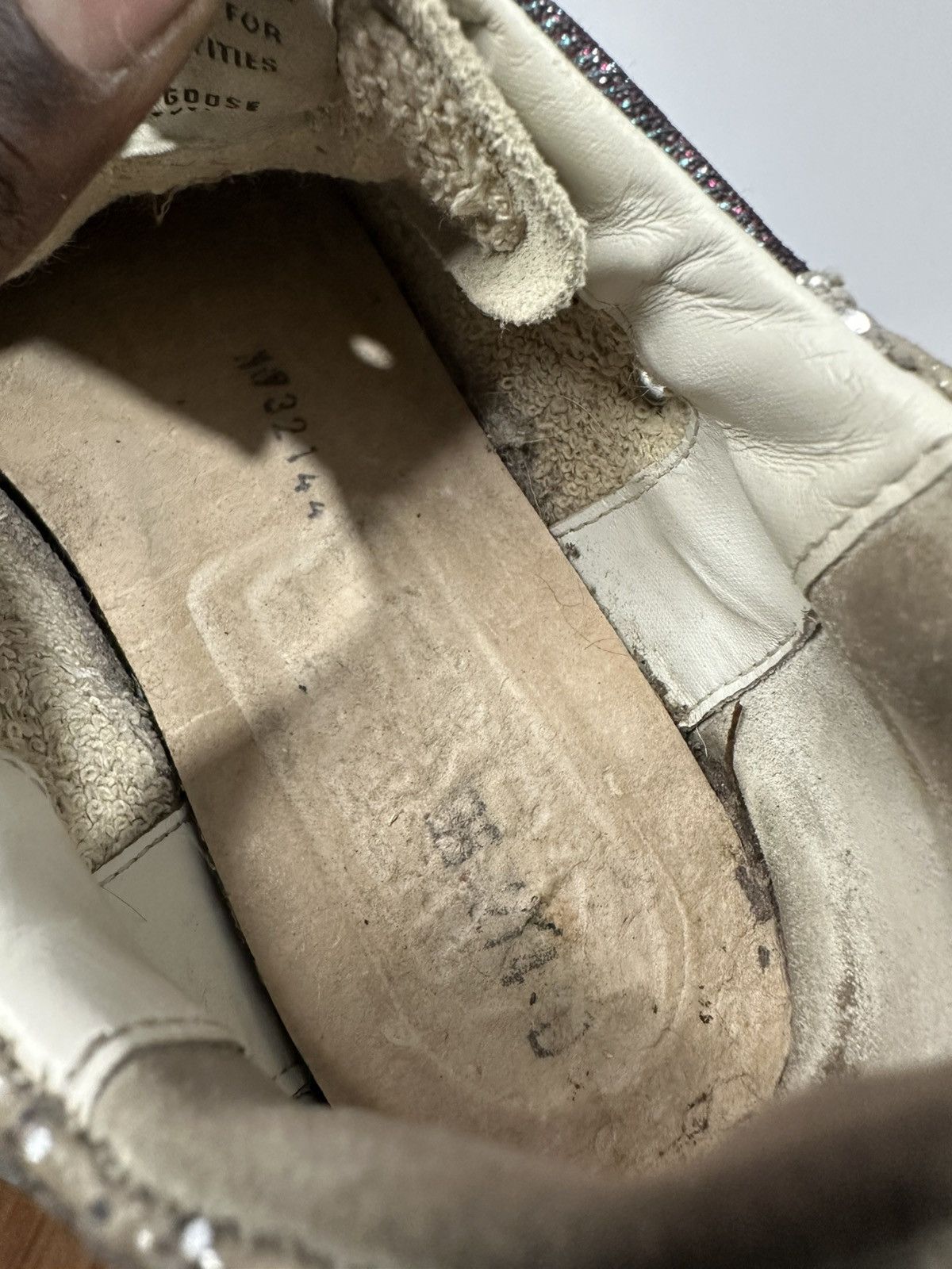 Golden Goose Golden Goose Superstar Glitter & Suede Multicolored Sneakers Size US 8 / IT 38 - 10 Thumbnail