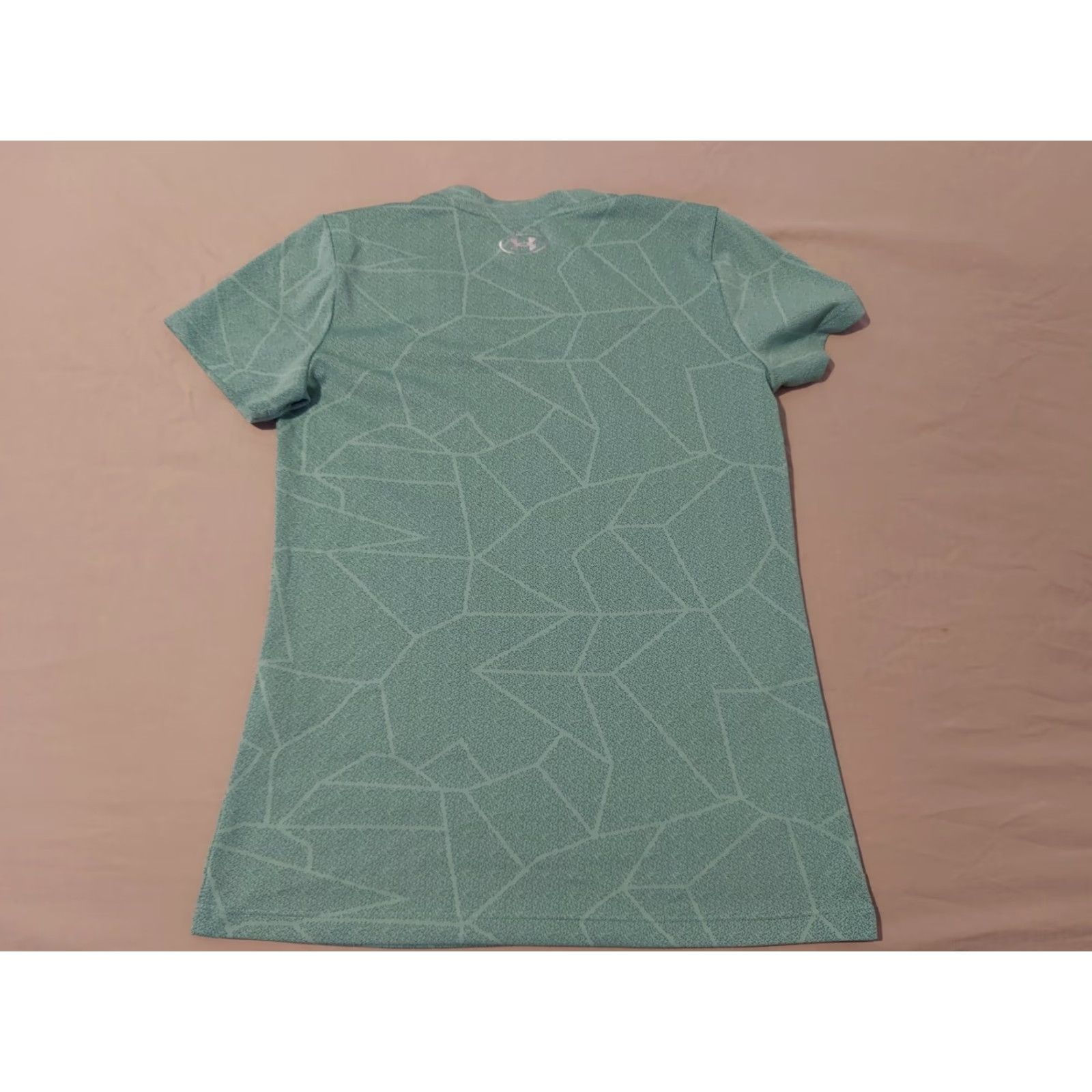 Under Armour Under Armour Shirt XS Green Athletic V-Neck Short Sleeve Workout Running Tee Womens Size XS / US 0-2 / IT 36-38 - 4 Thumbnail