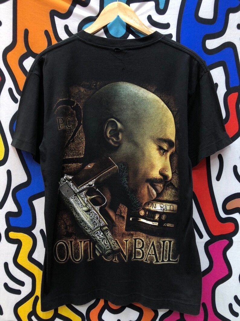 Rap Tees Vintage 2000s Tupac Shakur tshirt size M Size US M / EU 48-50 / 2 - 2 Thumbnail