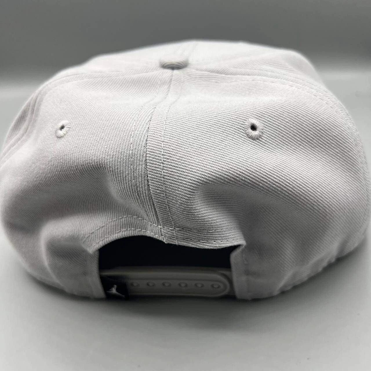 Jordan Brand Air Jordan Hat Men Gray Embroidered Jumpman Script Snap Back Size ONE SIZE - 4 Thumbnail