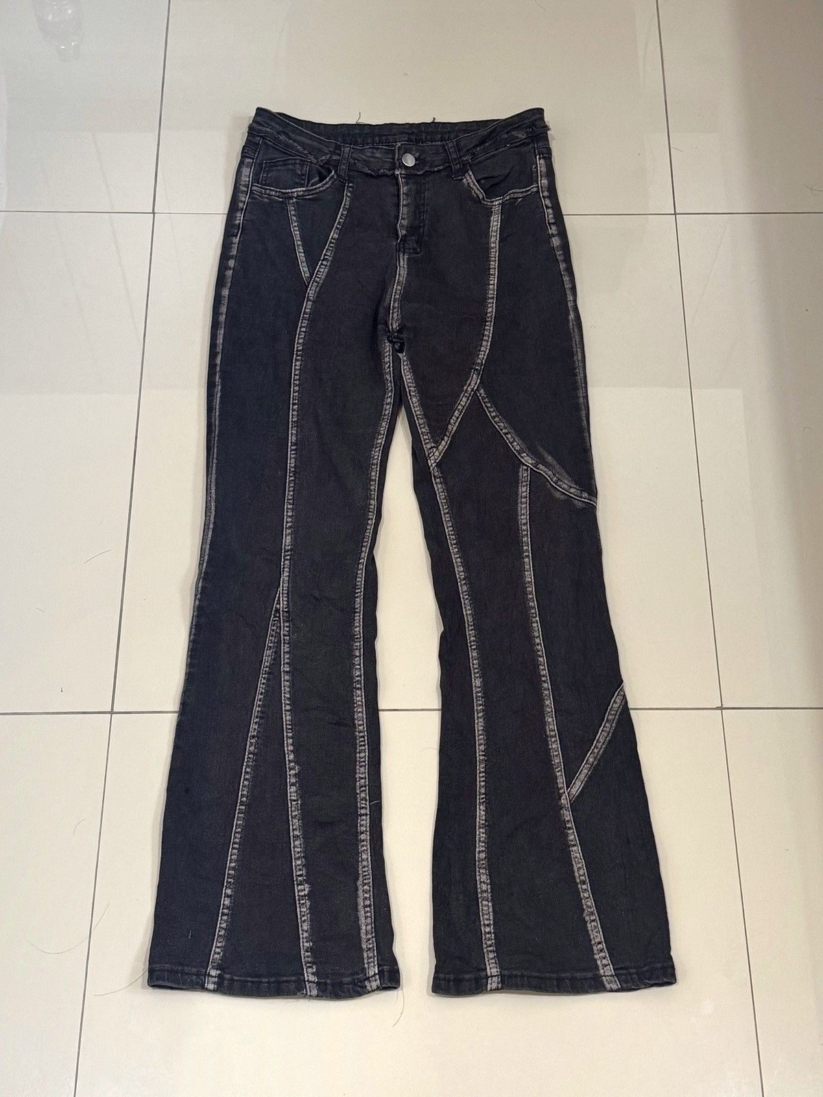 KMRii Flare Denim Stretch Japanese Styled Lgb Size US 29 - 1 Thumbnail
