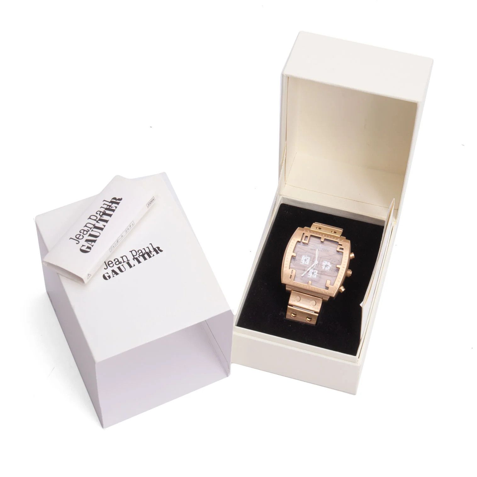 Jean Paul Gaultier Scope Design Face Watch in Gold Size ONE SIZE - 6 Thumbnail