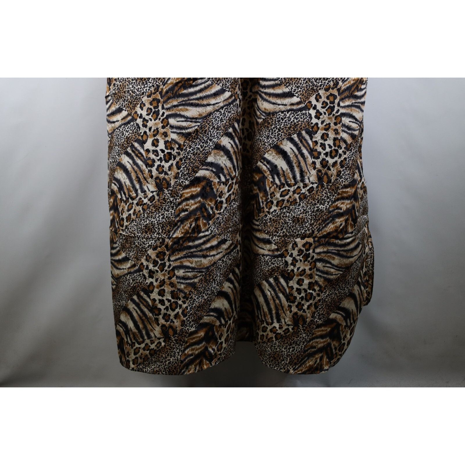 Vintage Deadstock Vintage 90s Streetwear Leopard Sleep Night Gown Size ONE SIZE - 4 Thumbnail