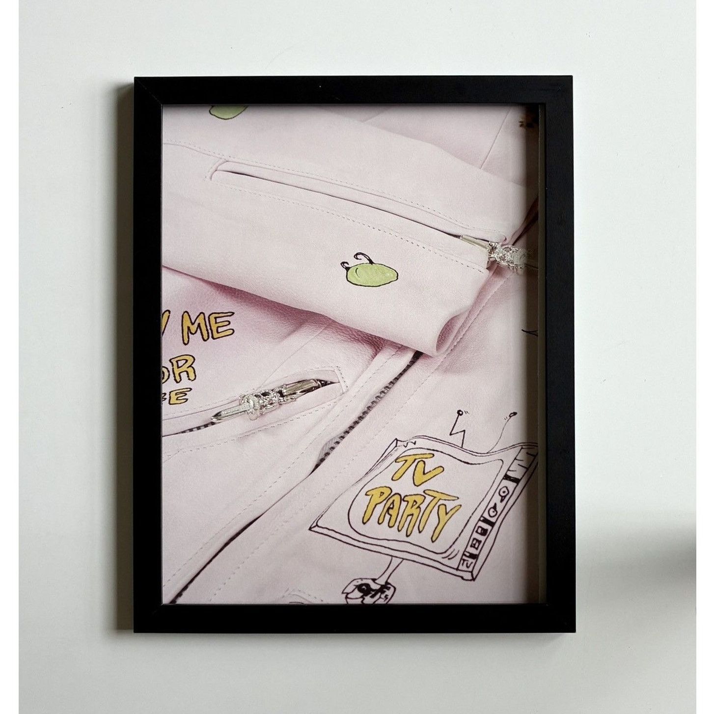 Chrome Hearts × Japanese Brand × Vintage Chrome Hearts pink jacket photo Framed poster 9x11 Size ONE SIZE - 1 Thumbnail