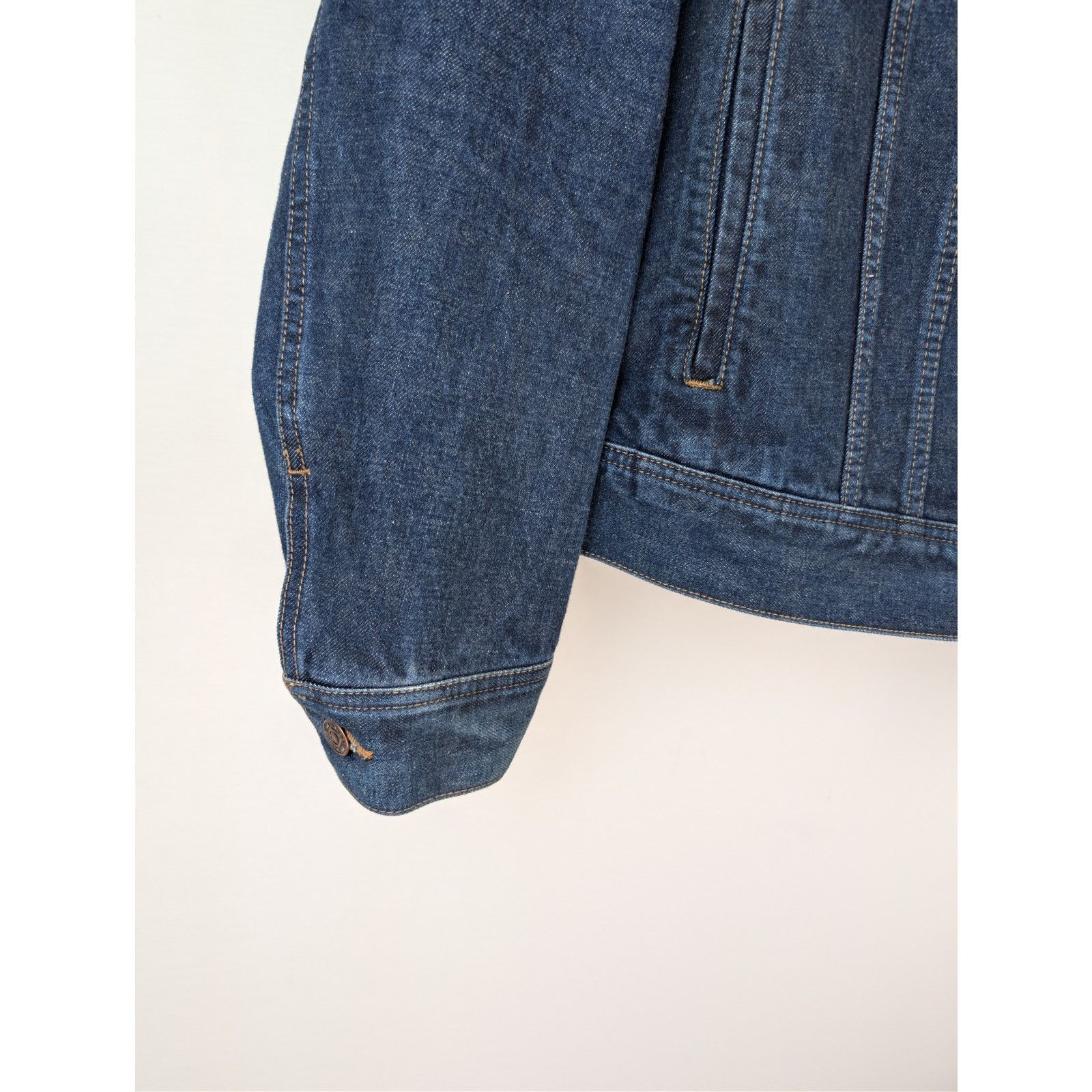 Celine o1rshd1 CELINE PARIS patch on the back Trucker Denim Jacket Size US XL / EU 56 / 4 - 7 Thumbnail
